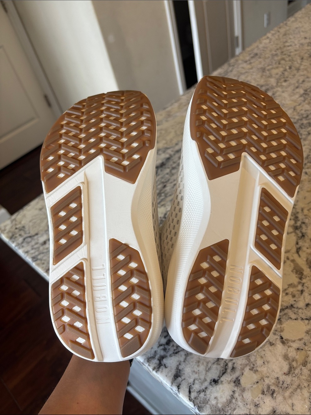 NOBULL Cream White Athletic Shoes - Picture 3 of 4